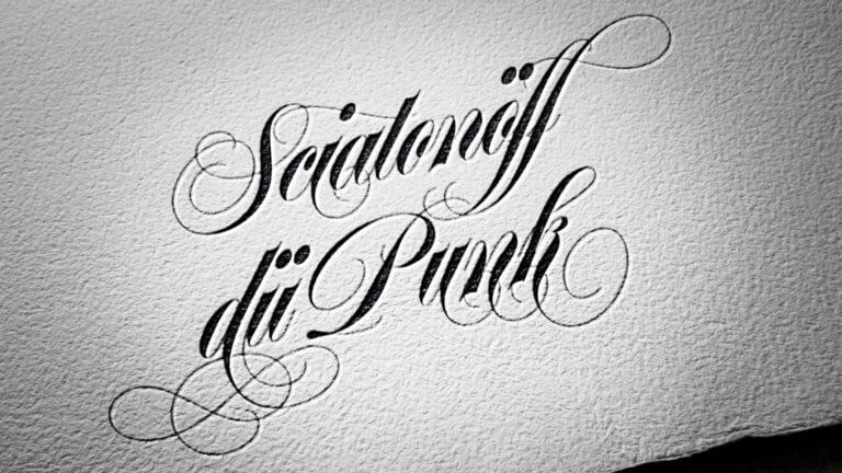 Logo Sciatonöff dü Punk für Winepunk Marco Zanetti von der Designagentur Yummy Stories