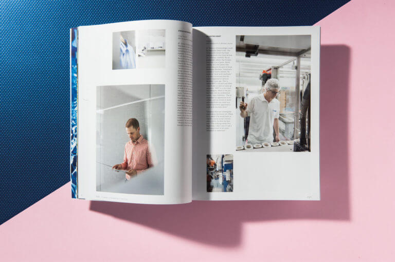 Corporate Publishing, Editorial Design und Redaktion Kunden Magazin Water Passion der BWT AG Mondsee von der Designagentur Yummy Stories