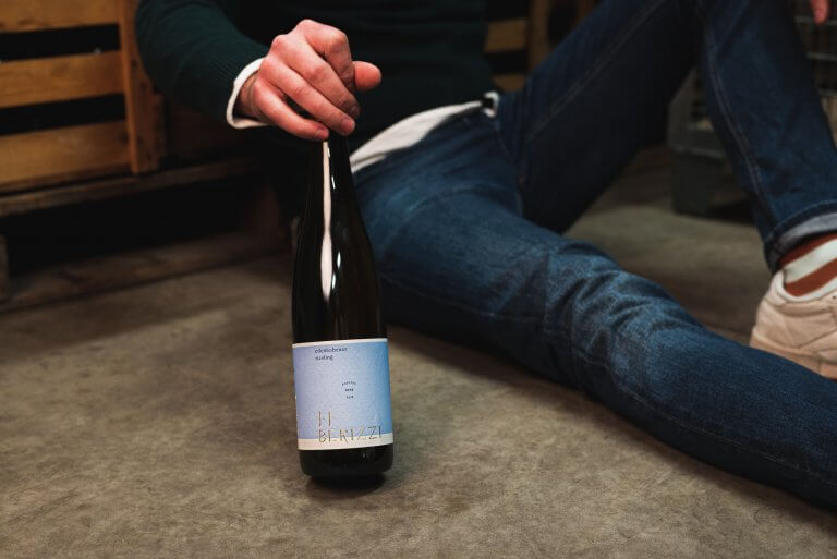 Weinetiketten Design, Wein Packaging Design für das Weingut J.J. Berizzi aus Edenkoben von der Designagentur Yummy Stories